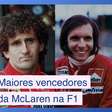 Quem são os maiores vencedores da McLaren na Formula 1?