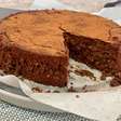 Torta de chocolate e ricota: sem trigo e leite condensado