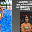 Ex-funcionário acusa Gracyanne de farsa: 'Enche o c* de bomba'