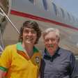 Carlo Ancelotti embarca rumo ao Brasil para se apresentar à Seleção; veja foto