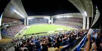 <p>Mandante, Bragantino levou o jogo para Arena Pantanal</p>  Foto: Chico Ferreira / Futura Press