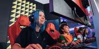 Manteiga, maior streamer de Fortnite do Brasil, marcou presença na BGS  Foto: Hero Base / Divulgação