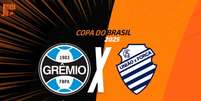 Foto: Arte/Jogada10 - Legenda: Grêmio recebe o CSA pelo jogo de volta da terceira fase da Copa do Brasil / Jogada10