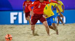 Suíça vence Brasil em estreia no Mundial de Futebol de Areia