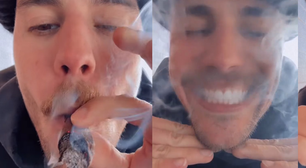 Justin Bieber debocha de rumor de abuso de drogas com vídeo fumando cigarro suspeito e agita web: 'Ele é o cão'