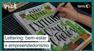 Como o lettering se transforma em fonte de bem-estar e empreendedorismo