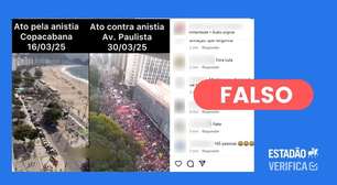 Vídeo que mostra Paulista cheia é de protesto de 2021, não de ato contra anistia do 8 de Janeiro