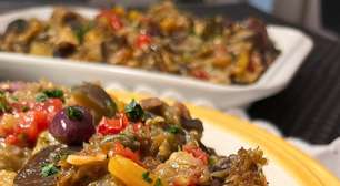 Caponata de Berinjela saborosa: receita clássica italiana de panela