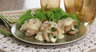 Peixe rolê com brócolis e gorgonzola: faça o prato diferente e prático em casa