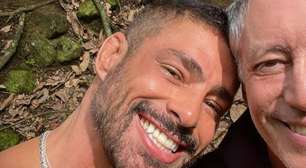 Tal pai, tal filho! Cauã Reymond posa com o pai: 'Beleza vem de família'