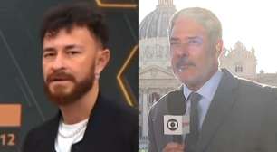 Fred Bruno se choca ao ter programa interrompido por Bonner ao vivo na Globo: 'Histórico'