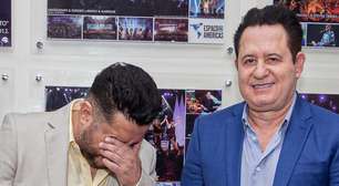 'Quase me matou do coração': sertanejo Marrone bate com a cabeça em queda durante show e apavora Bruno. Saiba estado de saúde atualizado do cantor