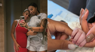 Nasceu rica! Primeiro passeio da filha de Ludmilla e Brunna é em churrascaria em Miami
