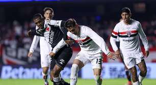 Enzo Díaz, do São Paulo, quebra câmera de cinegrafista em jogo contra o Vasco
