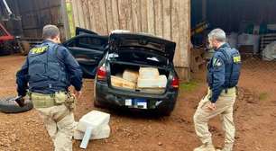 Traficante é preso com quase 500 kg de maconha em carro roubado em Ronda Alta