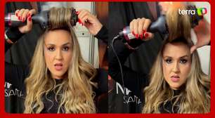 Cantora leva susto após escova modeladora pegar fogo durante penteado antes de show em Sergipe