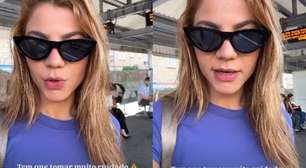 Hariany Almeida passa situação constrangedora em Londres