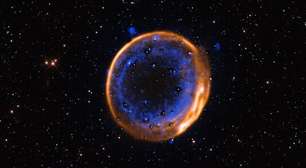 Imagem inédita captada por telescópio mostra restos de estrela destruída por dupla explosão