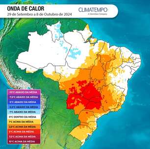 Semana marcada por contrastes de tempo em boa parte do Brasil