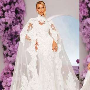 Véu diferente, excesso de renda e mais: Os detalhes do vestido de noiva de Ana Paula Siebert
