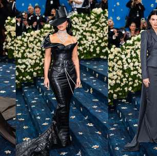 Clã Kardashian-Jenner aposta em tons escuros e looks arrasadores para o MET Gala 2025