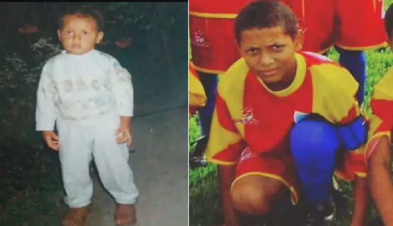 Richarlison durante a infância