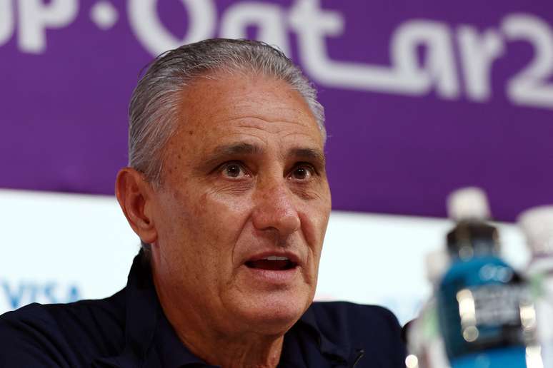 Tite, técnico da Seleção Brasileira, em entrevista coletiva na Copa do Mundo do Catar