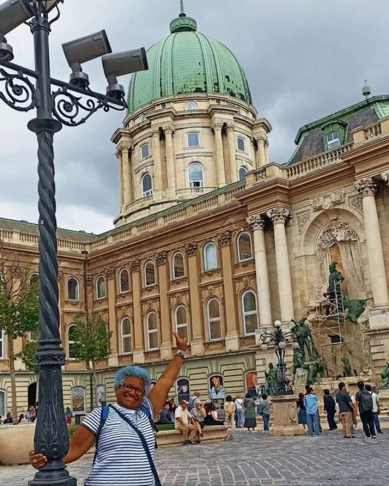 A aposentada em Budapeste, Hungria