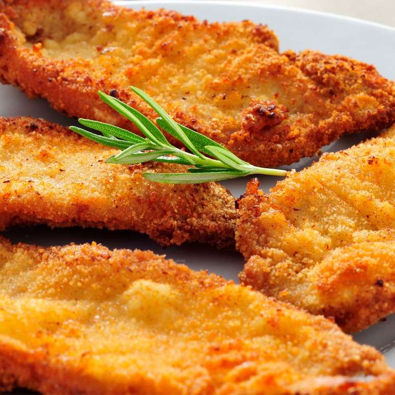  Filé de frango à milanesa sem fritar