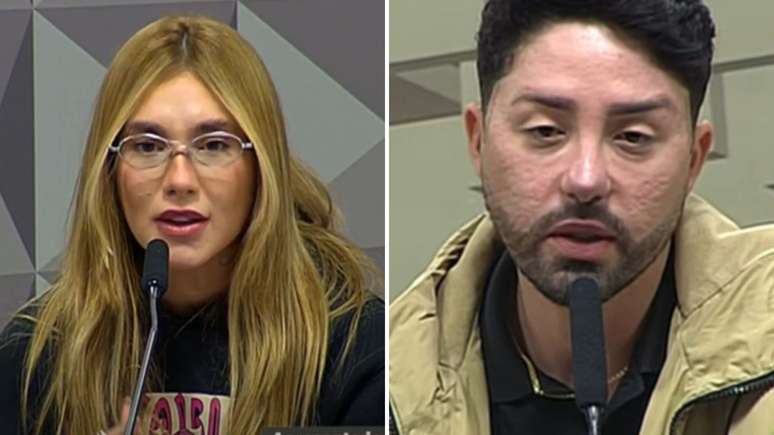 Virgínia Fonseca e Rico Melquiades compareceram à CPI das Bets nesta semana