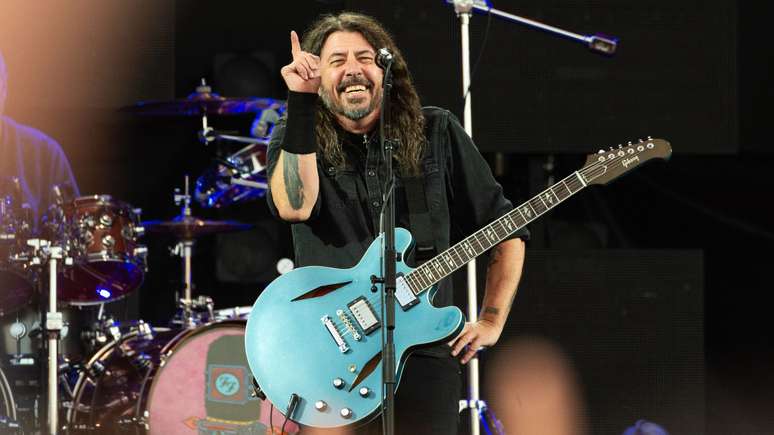 Dave Grohl, do Foo Fighters, em 2024 -