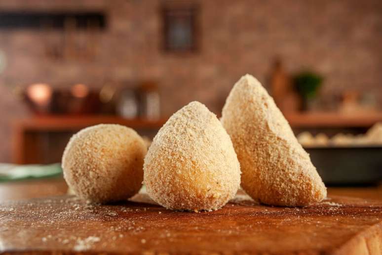 Coxinha de aveia com palmito 