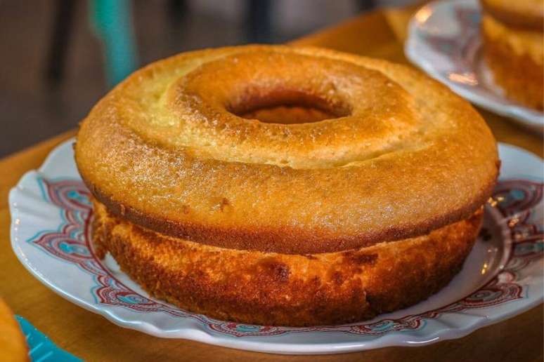 Bolo de fubá cremoso 