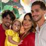 Zé Felipe, Maria Flor, Virginia, João Guilherme (Reprodução/Instagram) Foto: Mais Novela
